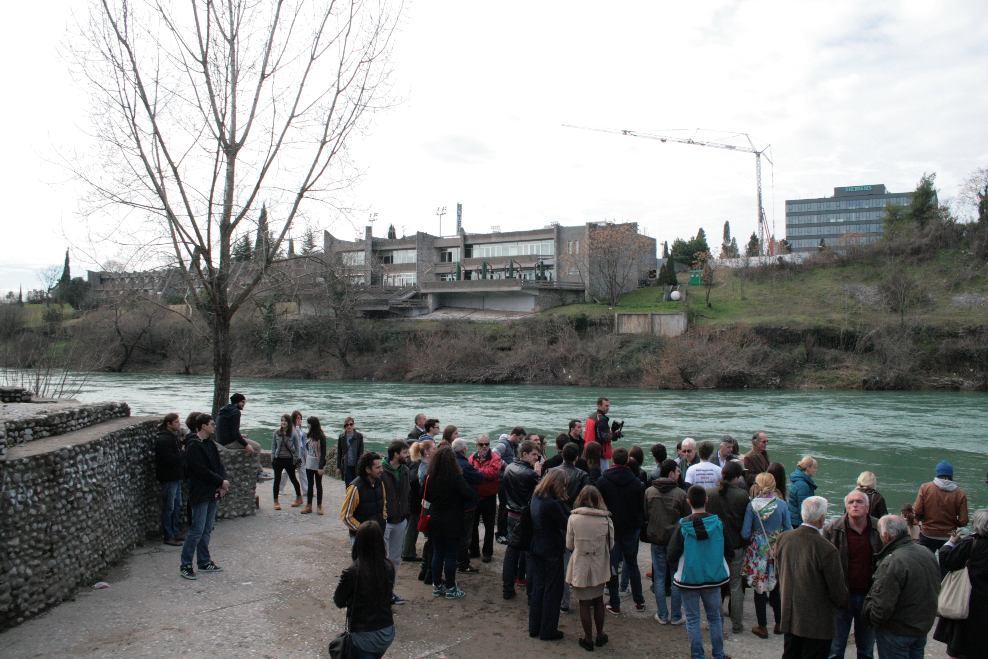 2 Sa protesta Kod kina u podne Februar 2016