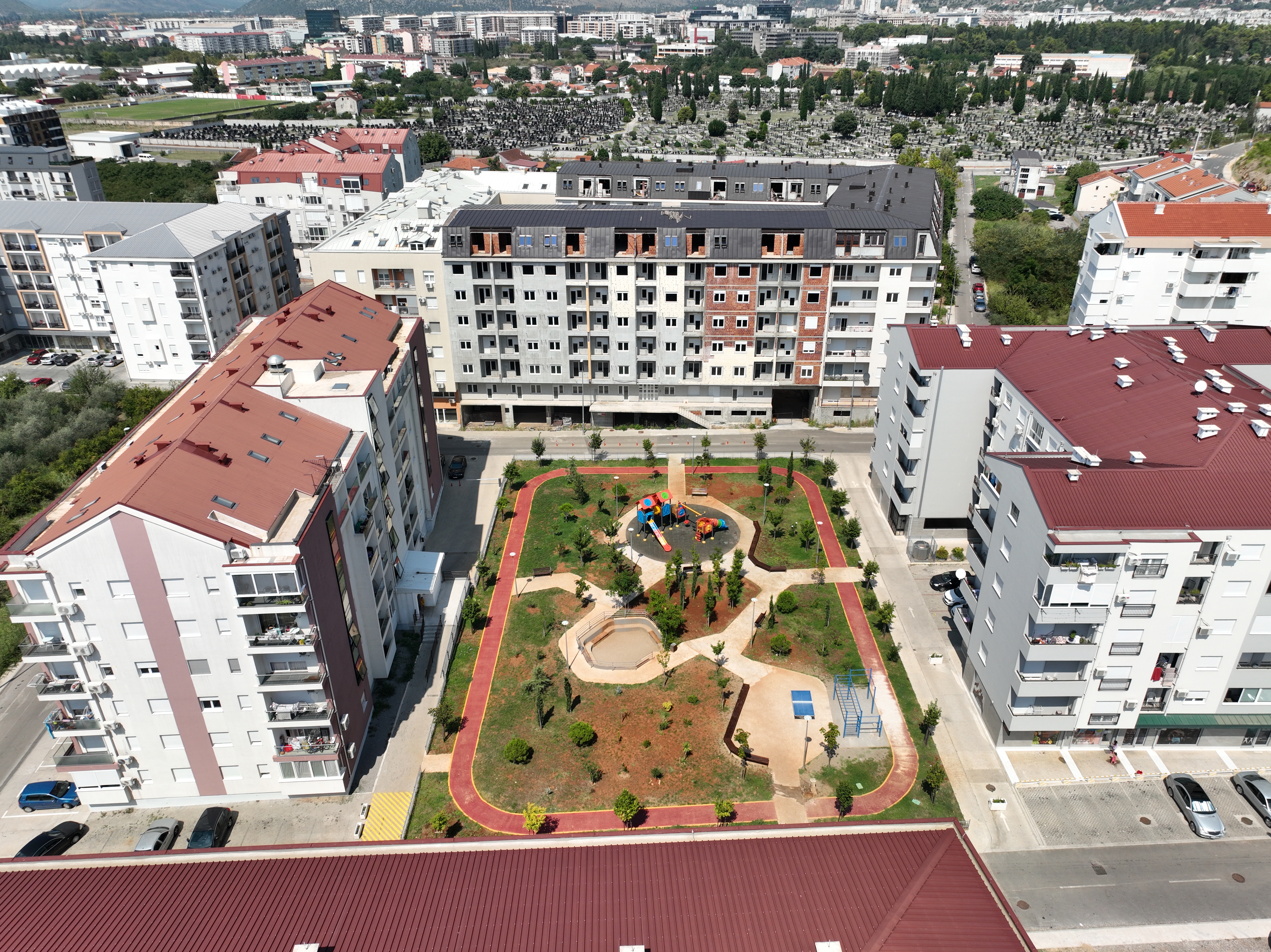 8 Zabjelo Ljubović park za koji su se građani izborili umjesto prvobitno planirane zgrade Foto Ivan Mandić 2023