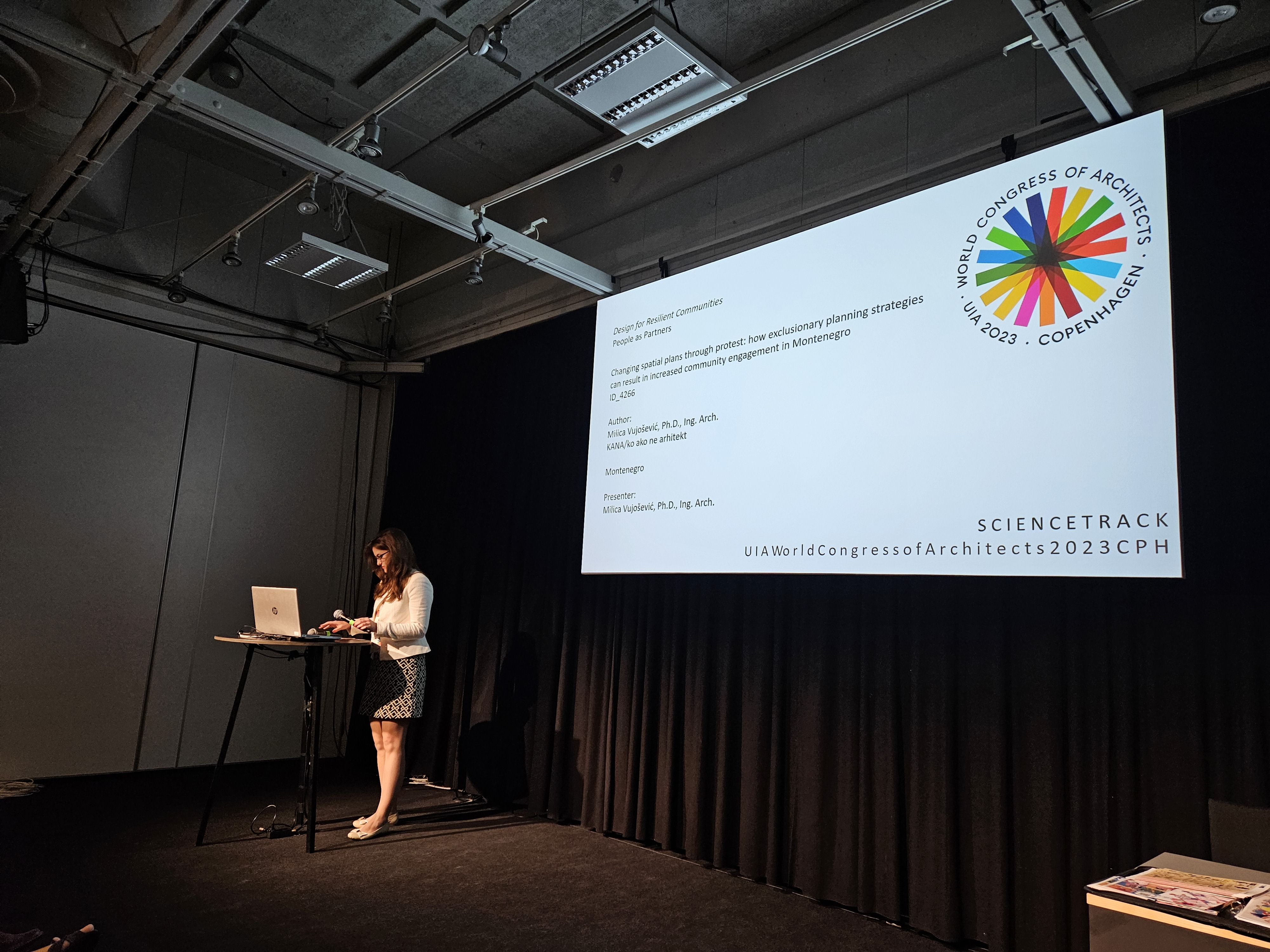 9 Milica Vujošević na Svjetskom kongresu arhitekata u Kopenhagenu 2023