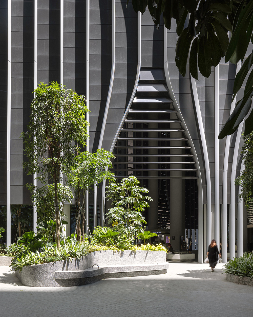 capitaspring a tower housing rainforests designed by cra carlo ratti associati and big opens in singapore 17
