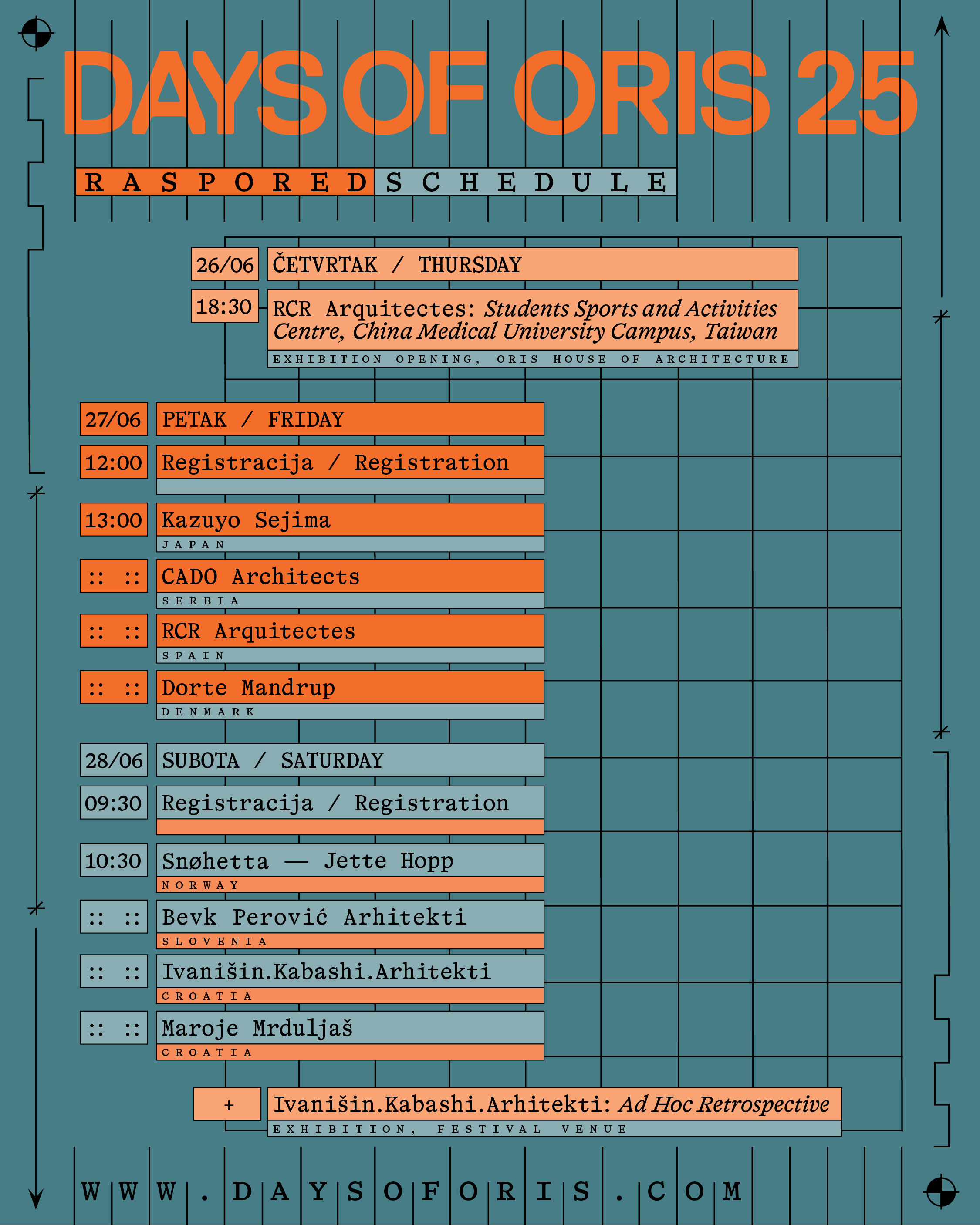 DO25 RASPORED OBA DANA