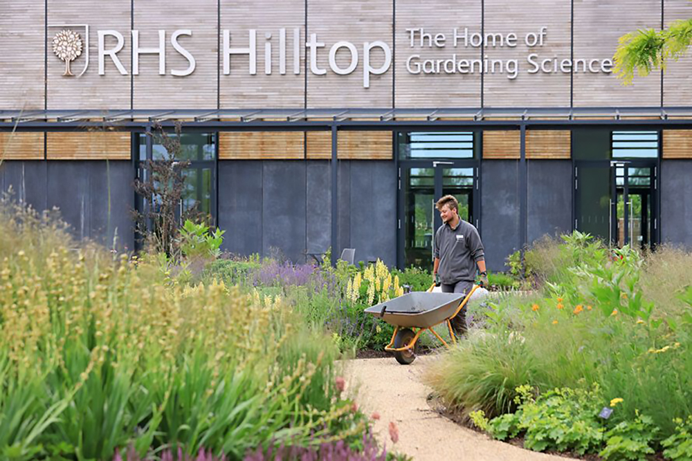 RHS Hilltop prepares to open at RHS Garden Wisley Surrey 22 June 2021 12 RHS Oliver Dixon 889x593