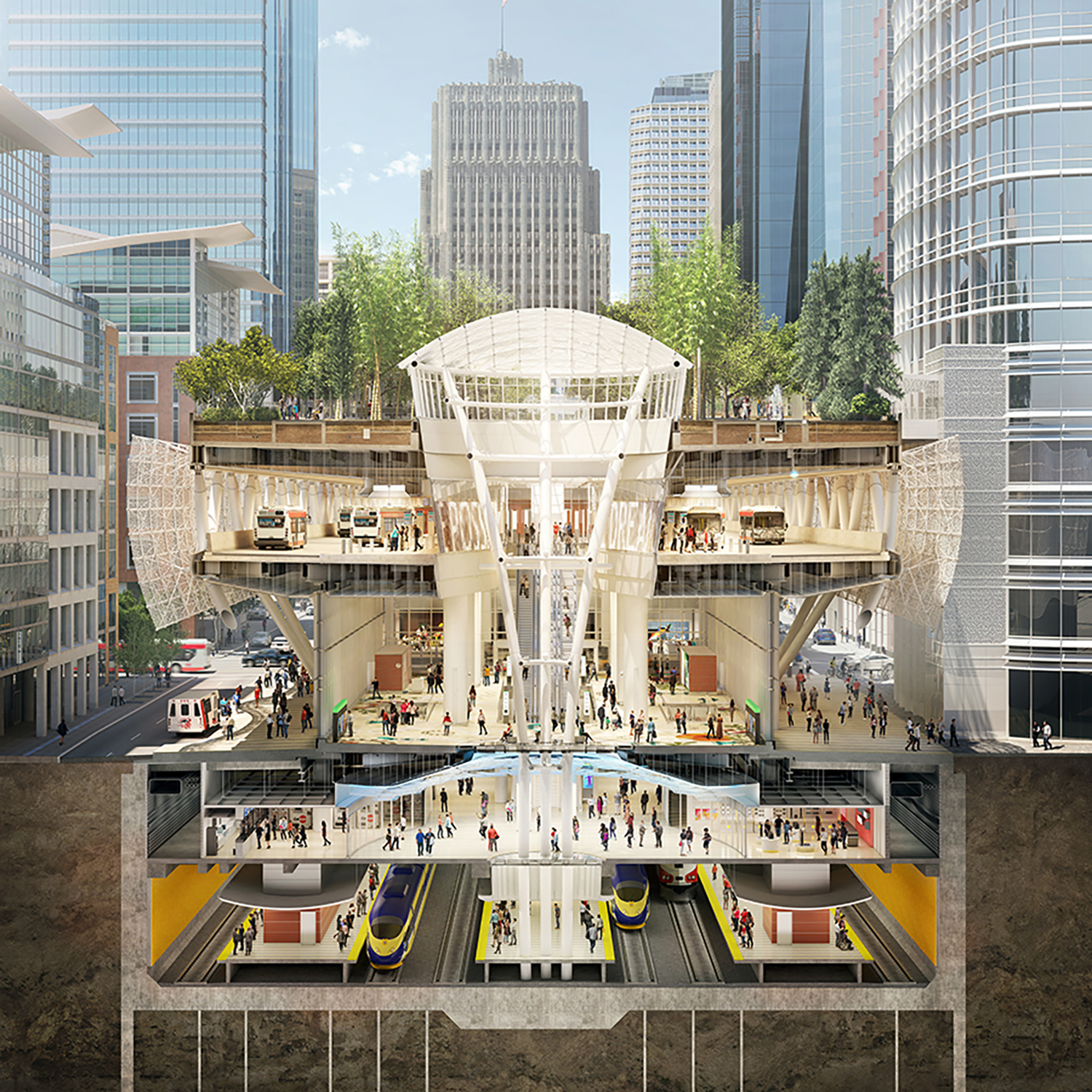 Salesforce Transit Center Section